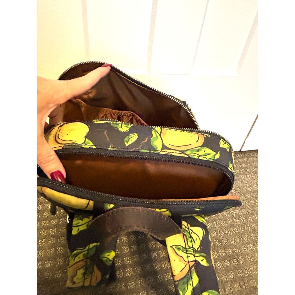 Patricia Nash Lemon Print Backpack - Picture 11 of 12